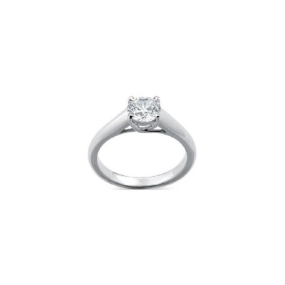 Solitaire en or blanc et diamants de 0.25ct