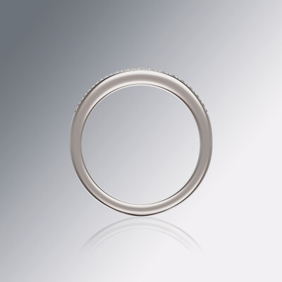 Platinum Pavé Eternity Diamond Ring