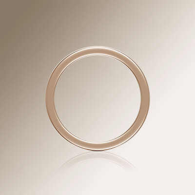 Rose Gold Flat 2mm Wedding Band