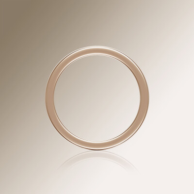Rose Gold Flat 3mm Wedding Band