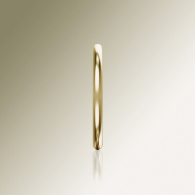 Yellow Gold Half-Round 2mm Wedding Band