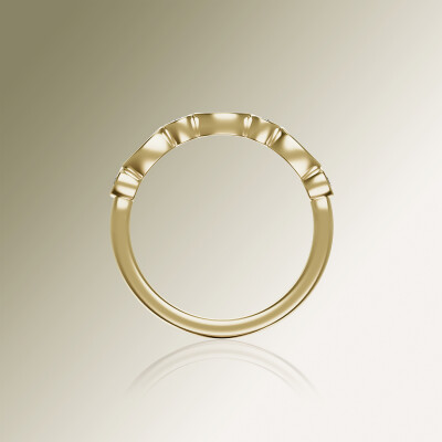 Yellow Gold Eternity Diamond Ring