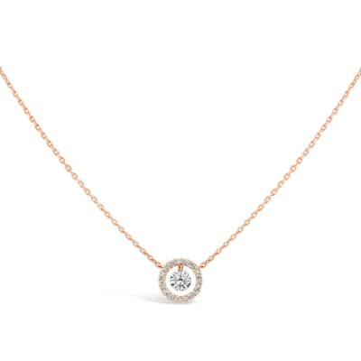 Collier Sarlane Entourage en or rose et diamant