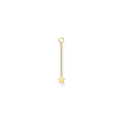 Pendentif pour boucle d'oreille Thomas Sabo en argent et plaqué or