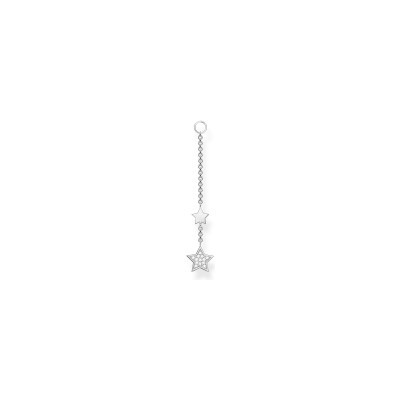 Pendentif pour boucle d'oreille Thomas Sabo en argent et oxyde de zirconium