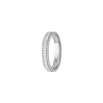Alliance Les Essentielles en platine et or blanc, largeur 3.5mm