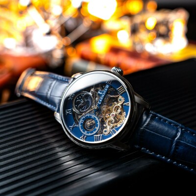 Montre Earnshaw Longitude Automatic Skeleton ES-8006-0C
