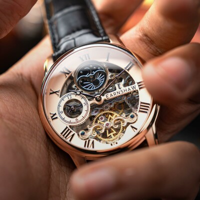 Montre Earnshaw Longitude Automatic Skeleton ES-8006-0E