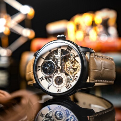 Montre Earnshaw Longitude Automatic Skeleton ES-8006-0G