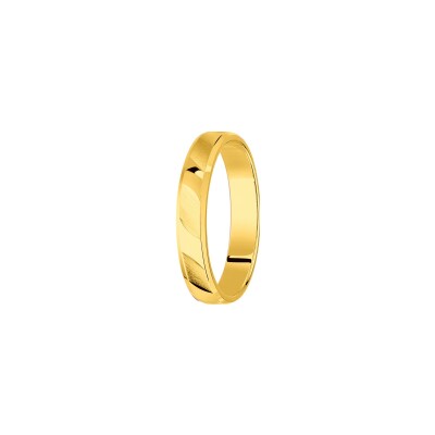 Alliance en or jaune, 3.8mm