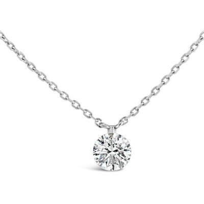 Collier Sarlane Etincelle en or blanc et diamant