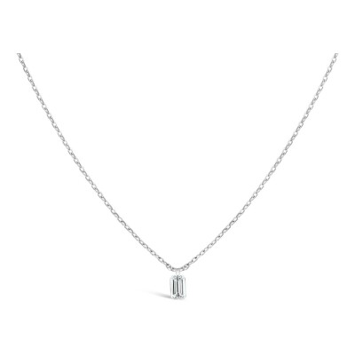 Collier Sarlane Etincelle en or blanc et diamant