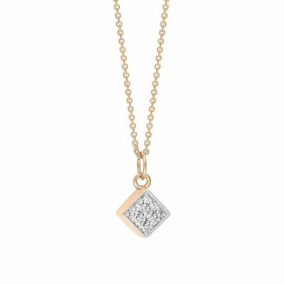 Collier GINETTE NY EVER en or rose et diamant