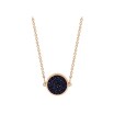 Collier Ginette NY MINI EVER en or rose et blue sand stone