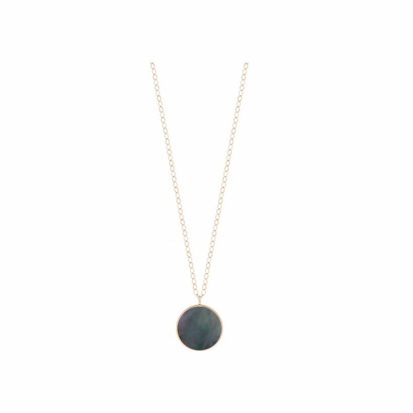GINETTE NY Jumbo EVER necklace, rose gold and mother-of-pearl