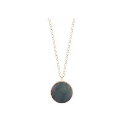 GINETTE NY Jumbo EVER necklace, rose gold and mother-of-pearl