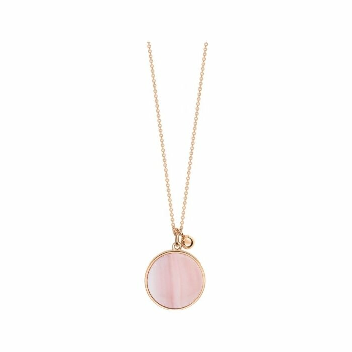 Collier Ginette NY EVER en or rose et nacre rose