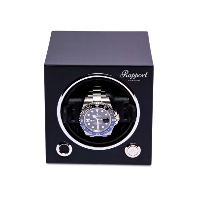 Rapport London Evolution Single Watch Winder - Midnight Black