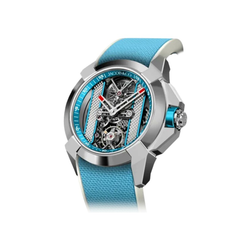 Jacob & Co Epic X Stainless Steel - Sky Blue Inner Ring watch