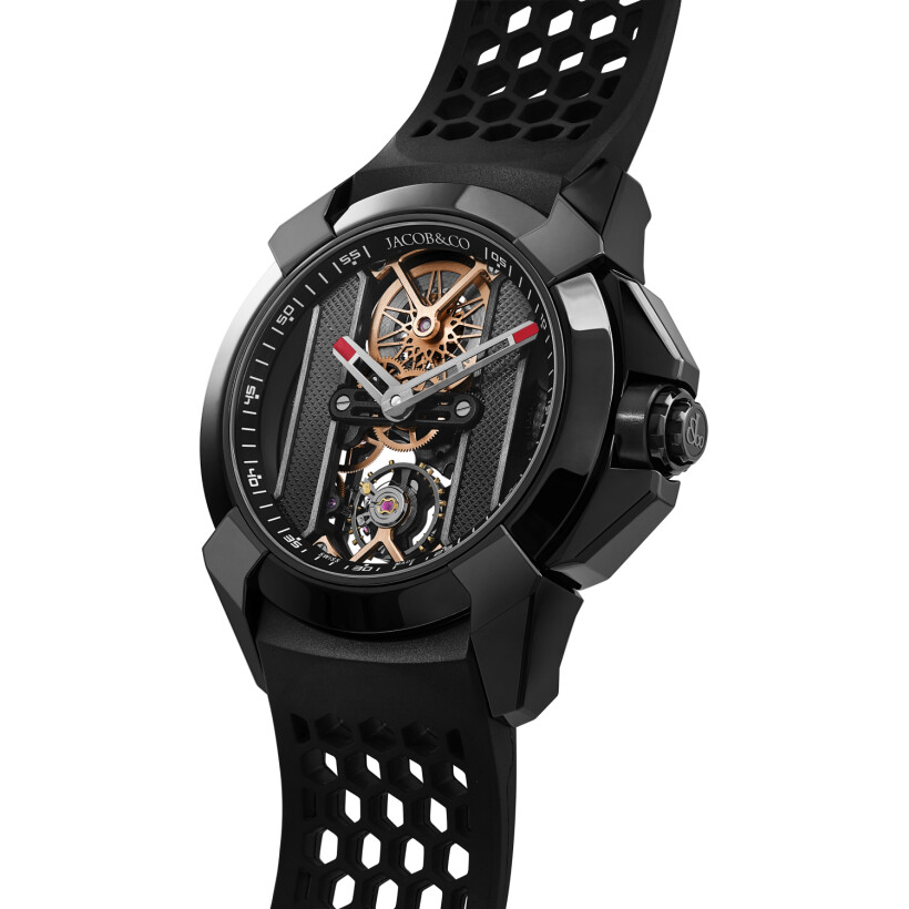 Jacob & Co Epic X Black dlc steel watch