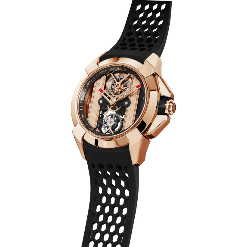 Jacob & Co Epic X Rose gold watch