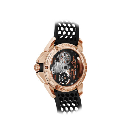 Jacob & Co Epic X Bridges Rose Gold (Black) 44mm Watch