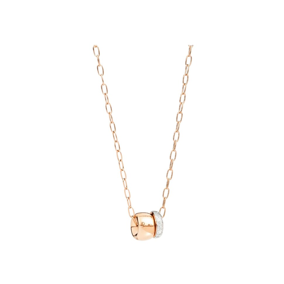 Pomellato Iconica pendant, rose gold, diamonds