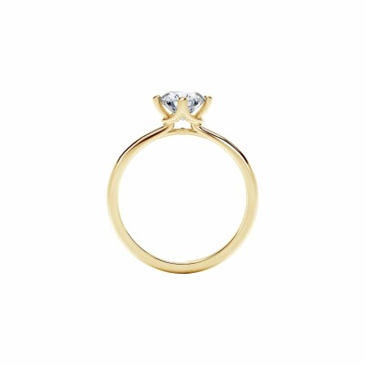 Solitaire Forevermark en or jaune et diamant, 0.35ct