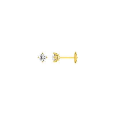 Boucles d'oreilles Forevermark en or jaune et diamants, 0.3ct