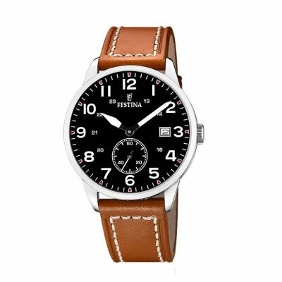 Coffret de montre Festina Rétro F20347/7 avec bracelet supplémentaire