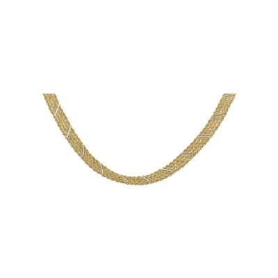 Collier en or jaune, 45cm