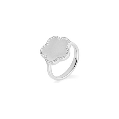 Bague Cesare Pompanon Fiore di Mamma en or blanc et diamants