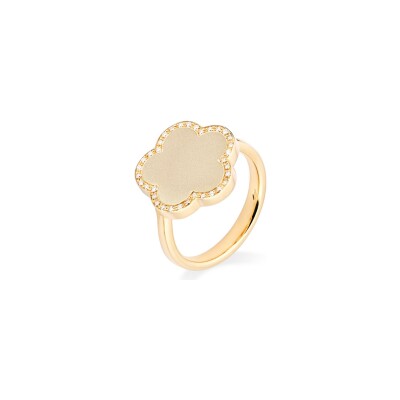 Bague Cesare Pompanon Fiore di Mamma en or jaune et diamants