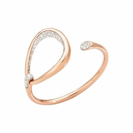 Pomellato Fantina bracelet, rose gold and diamonds, medium size