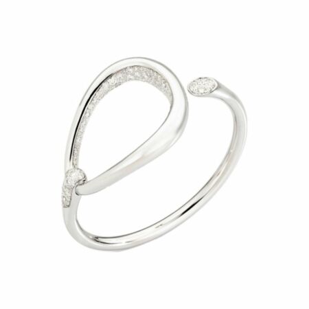 Bracelet Pomellato Fantina en or blanc et diamants, taille M