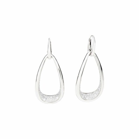 Boucles d'oreilles Pomellato Fantina en or blanc et diamants