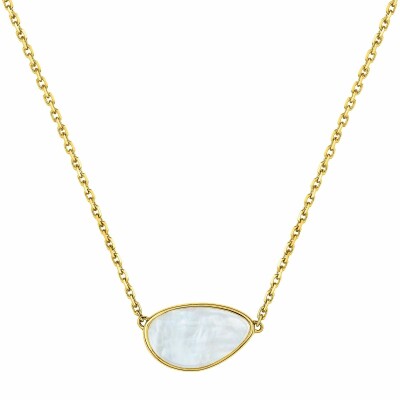 Collier en or jaune et nacre