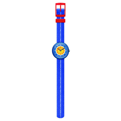 Montre Flik Flak Retro Blue