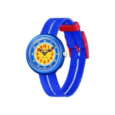 Montre Flik Flak Retro Blue