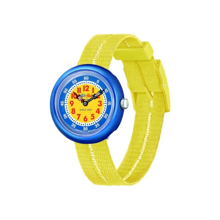 Montre Flik Flak Retro Yellow