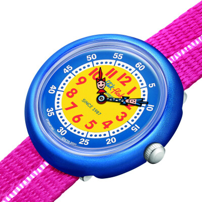 Montre Flik Flak Retro Pink