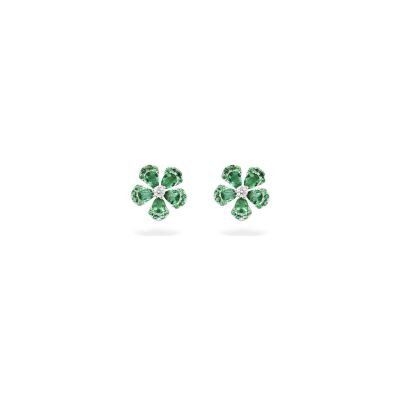 Boucles d'oreilles Cesare Pompanon Primavera en or blanc et diamants