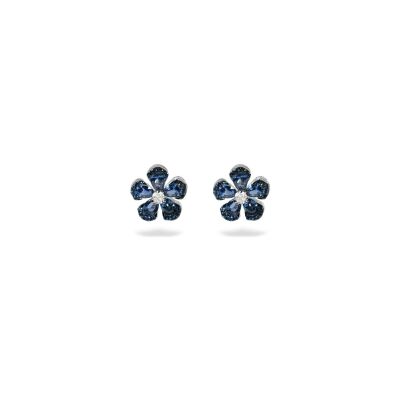 Boucles d'oreilles Cesare Pompanon Primavera en or blanc et diamants