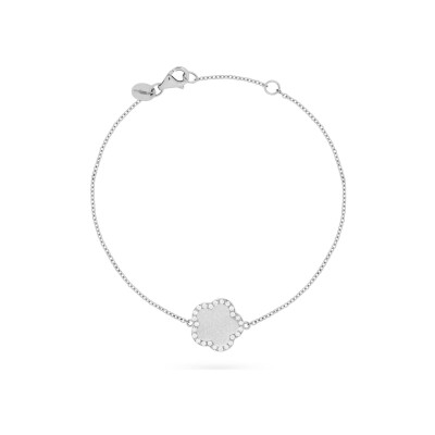 Bracelet Cesare Pompanon Fiore di Mamma en or blanc et diamants