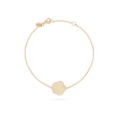 Bracelet Cesare Pompanon Fiore di Mamma en or jaune et diamants