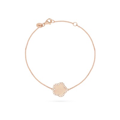 Bracelet Cesare Pompanon Fiore di Mamma en or rose et diamants