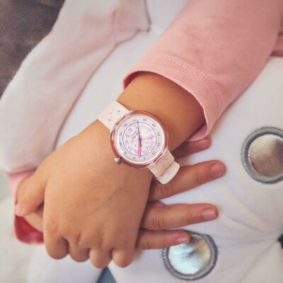 Montre Flik Flak Cosmic Fun 2 Fizz In Pearl