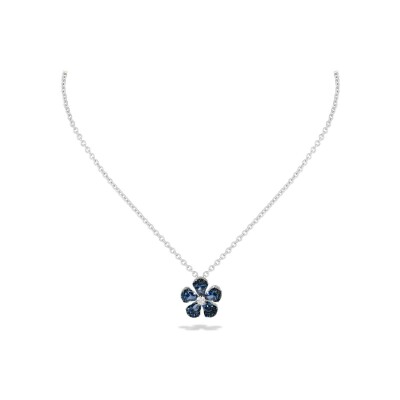 Collier Cesare Pompanon Primavera en or blanc et diamants