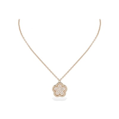 Collier Cesare Pompanon Fiore di Mamma en or rose et diamants