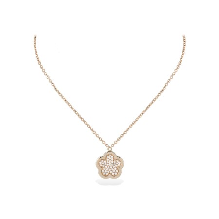 Collier Cesare Pompanon Fiore di Mamma en or rose et diamants